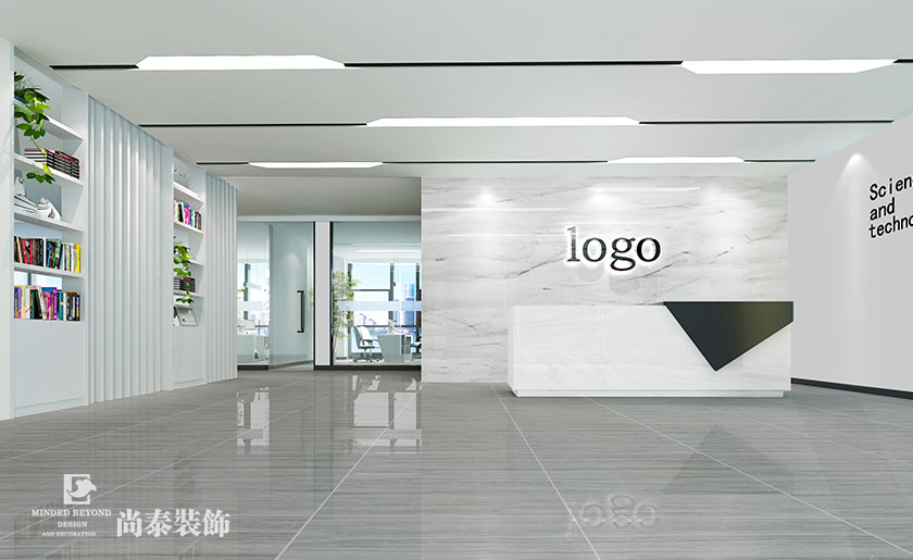 2000㎡現代風格辦公室裝修設計 | 長沙夢之灣