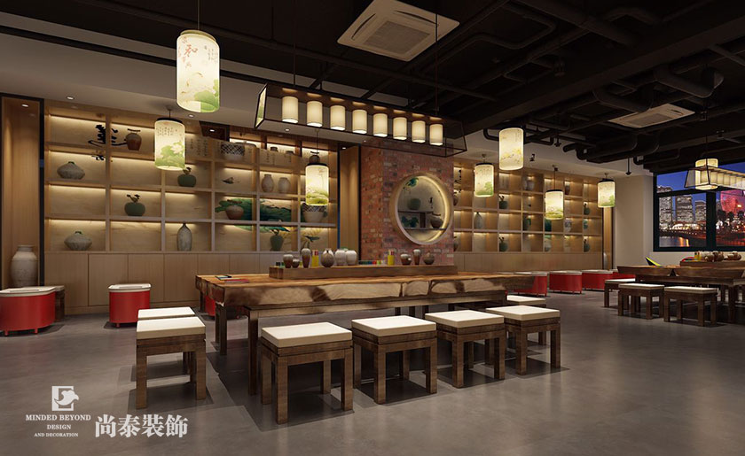 200㎡手工陶瓷館裝修設計 | 熏陶瓷
