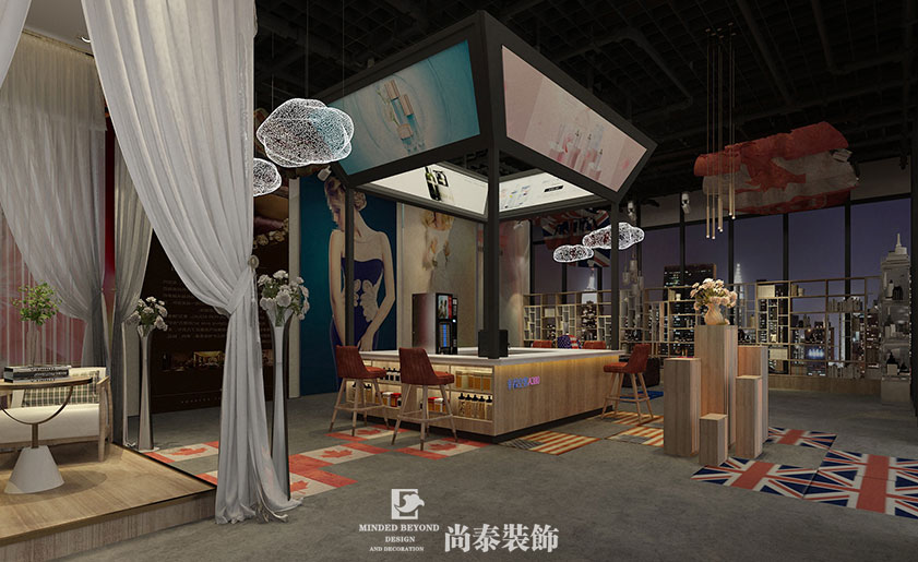 200㎡混搭風(fēng)格美容院裝修 | 幸?？湛? width=