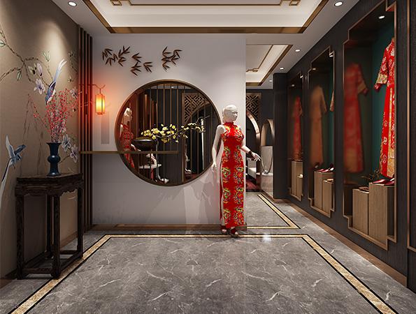 30平米中式婚嫁服裝店裝修設計 | 黛雪嫁妝