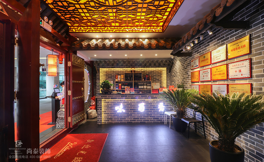 深圳火鍋店裝修實景圖-味蜀吾