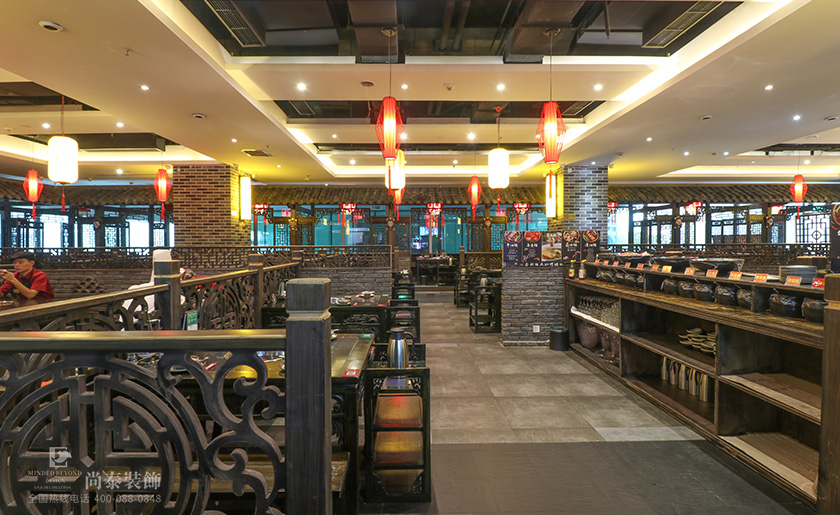 深圳火鍋店裝修實景圖-味蜀吾