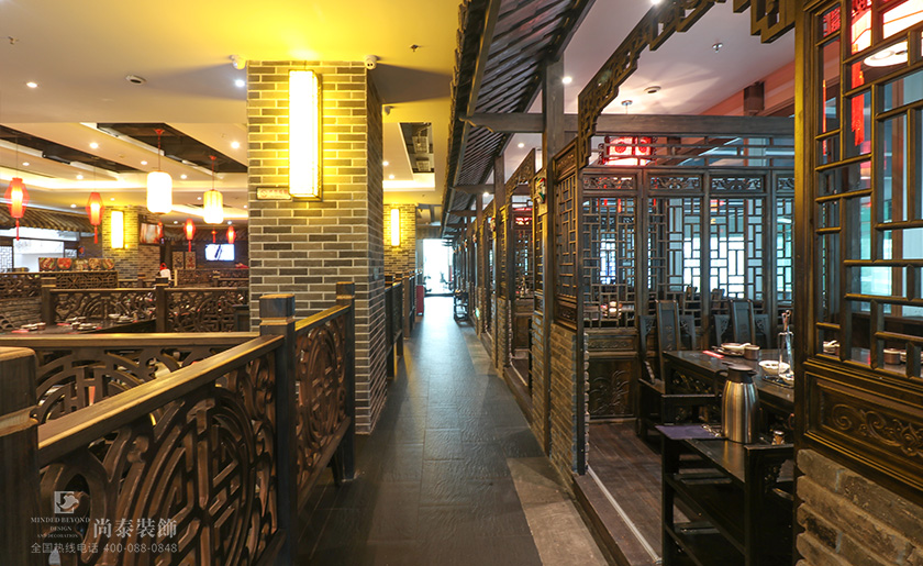 深圳火鍋店裝修實景圖-味蜀吾