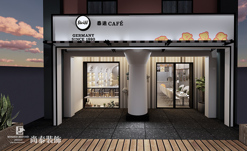 50平米現(xiàn)代風格玩偶飲品店設(shè)計 | Steiff泰迪