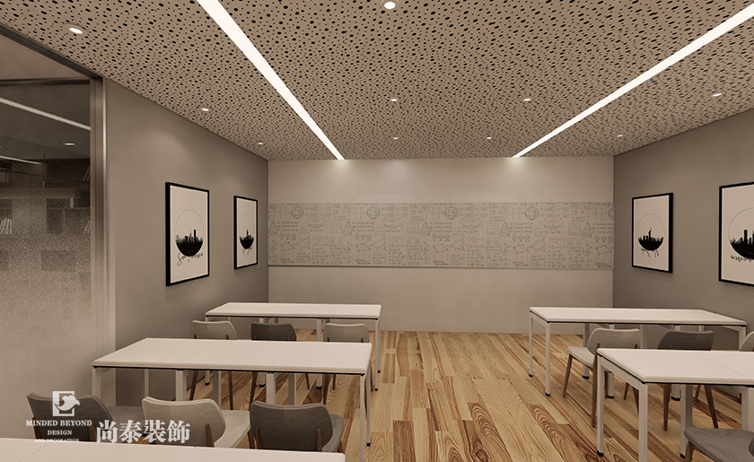 200㎡現(xiàn)代簡約教育培訓(xùn)機構(gòu)裝修設(shè)計 | 成就未來教育