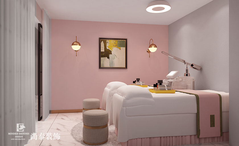 130平米ins網紅風美甲店設計 |  uki beauty