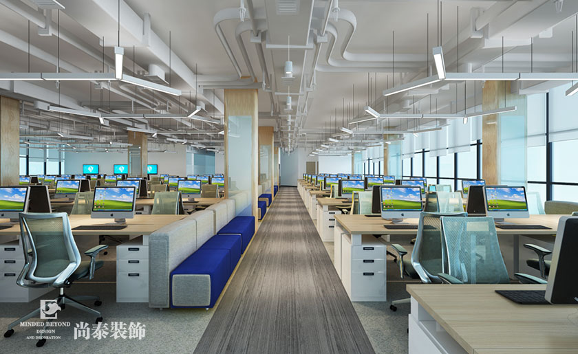 1450㎡人工智能公司辦公室設計 | 云歌人工智能