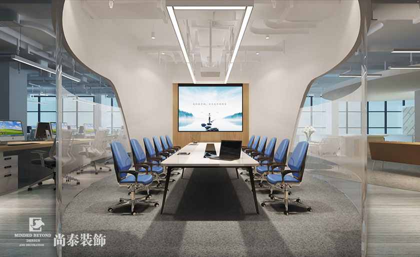 1450㎡人工智能公司辦公室設計 | 云歌人工智能