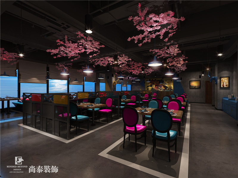 餐飲店裝修燈光設計效果圖
