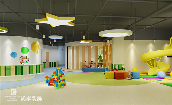 幼兒園運動區(qū)裝修設計效果圖