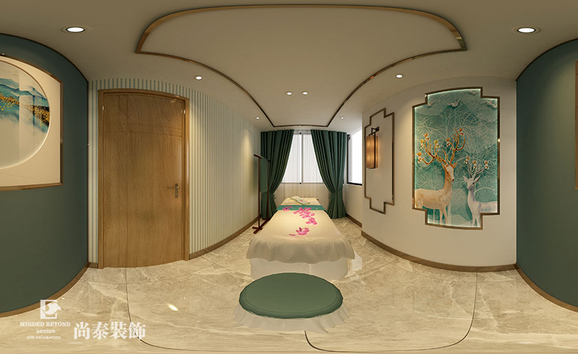 現(xiàn)代簡(jiǎn)約美容美發(fā)會(huì)所裝修效果圖-優(yōu)品國(guó)際