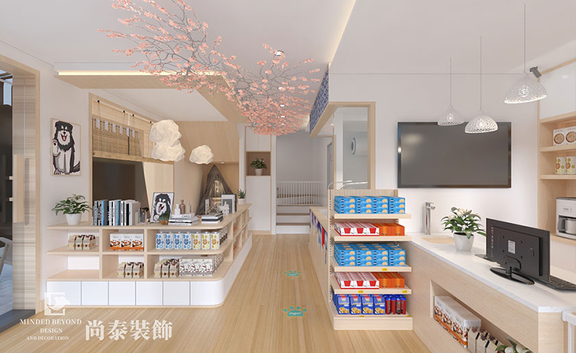 寵物店商品展示區裝修效果圖