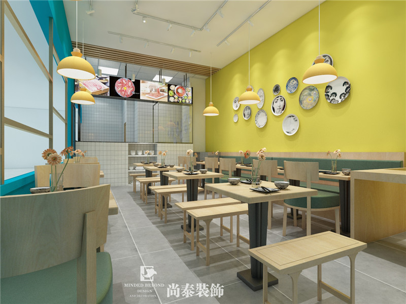 40平方餐飲店裝修效果圖