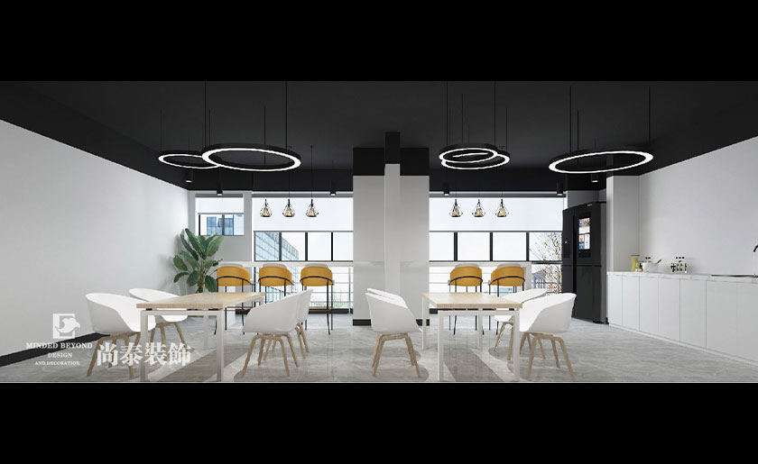 400平米微波科技辦公室裝修設計 | 晟銳微波