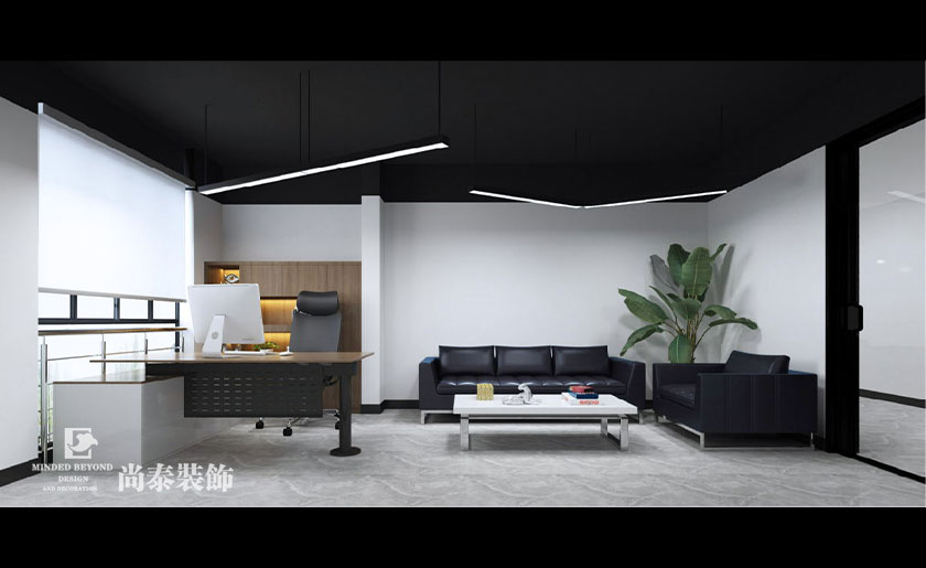 400平米微波科技辦公室裝修設計 | 晟銳微波