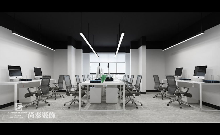 400平米微波科技辦公室裝修設計 | 晟銳微波