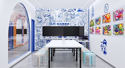 深圳寶安區教育培訓公司辦公室裝修設計效果